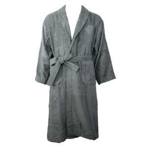 Lenuta Bathrobe Kimono Mandi Design Shepia - Grey (Abu Abu)