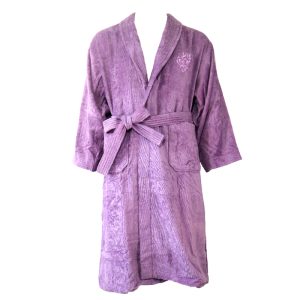 Lenuta Bathrobe Kimono Mandi Design Shepia - Heather (Ungu)