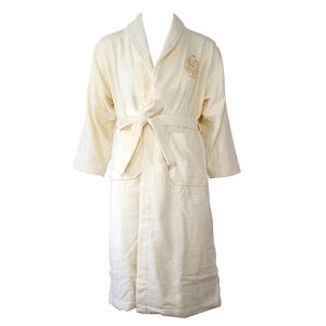 Lenuta Bathrobe Kimono Mandi Design Shepia - Ivory (Putih Gading)