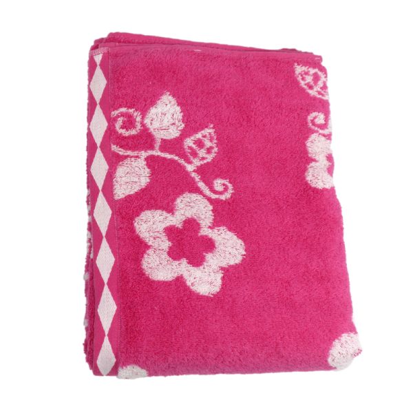 Lenuta Zero Twist Flower 68x140 Handuk Mandi Bath Towel - Gambar 3
