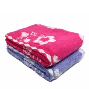 Lenuta Zero Twist Flower 68x140 Handuk Mandi Bath Towel